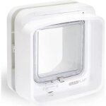 Sureflap chati�re � puce �lectronique dualscan - blanc - 142 mm x 120 mm (m�morisation d?un maximum de ...