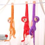 Surenhap lot de 6 singes en peluche longs bras 60cm cadeau anniversaire nol