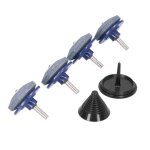 Surenhap affûteuse de lame de tondeuse avec balancier pour perçeuse - kit pratique de jardinage Surenhap affûteuse de lame de tondeuse avec balancier pour perçeuse - kit pratique de jardinage