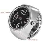 Surenhap bague de montre 1pc bague  doigt ronde analogique en quartz montre couple mode pour femmes ...