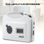 Surenhap bande en mp3 convertisseur de cassette portable en mp3 cl� usb lecteur de musique son cassette ...