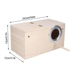 Surenhap boîte délevage doiseaux accessoires de cage de boîte délevage en bois de qualité pour nid doiseau ... Surenhap boîte délevage doiseaux accessoires de cage de boîte délevage en bois de qualité pour nid doiseau ...