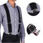 Surenhap bretelles  pinces bretelles  clipser pour hommes 50 mm en forme de y bretelles durables rglables ...