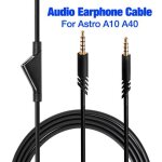 Surenhap cble dextension audio pour casques de jeu avec cordon de 2 m pour astro a10 a30 a40 / a40tr ...