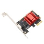 Surenhap carte rseau ethernet pci express 2. 5g gigabit 10 100 1000 25000 mbps rj45 lan