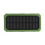Chargeur portable solaire - surenhap - 20000mah - 2 ports usb - vert - charge rapide