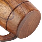 Chope  bire - surenhap - bois naturel - grande capacit - cologique - confortable  saisir