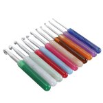 Surenhap crochet � tricoter ensemble de 11 pi�ces de crochets � tricoter ensemble de crochets ergonomiques ...