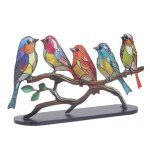 Surenhap décoration de série d?oiseaux en métal décoration de série doiseaux en métal ornements artistiques ... Surenhap décoration de série d?oiseaux en métal décoration de série doiseaux en métal ornements artistiques ...