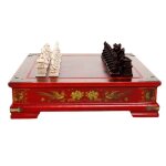 Surenhap �checs internationaux jeu d�checs international en bois jeu de soci�t� antique jeu jouets jouet ...