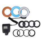 Flash annulaire led - surenhap - portable - 7 modes de luminosité - 4 filtres - compatible nikon / pentax ... Flash annulaire led - surenhap - portable - 7 modes de luminosité - 4 filtres - compatible nikon / pentax ...