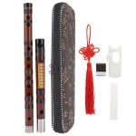 Surenhap flte de bambou flte en bambou cl f professionnelle film et colle bote de rangement kit dinstrumen ...