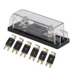 Surenhap fusible anl de voiture fusible anl 6 pices avec bloc porte - fusible 60a 80a 100a 150a 250a ...