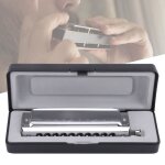 Harmonica chromatique - surenhap - 10 trous - 40 tons - abs + mtal - avanc