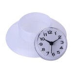 Surenhap horloges murales salle de bains cuisine miroir ventouse horloge murale douche tanche horloges ...