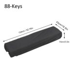 Housse de protection pour clavier numrique - surenhap - 88 touches - tissu doux - tanche - durable