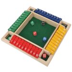 Jeu de d�s de plateau - surenhap - jeu de maths - planche en bois - jeu interactif parent - enfant