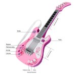 Jouet de guitare - surenhap - guitare basse - multifonctionnel - effets sonores et lumineux - enfants ...