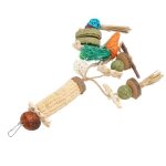 Jouets � m�cher suspendus - surenhap - lapin - bois de pommier - am�liore la digestion - 30x7cm