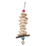 Jouets en os de seiche - surenhap - cuttlebone toys - jouet à mâcher pour perroquet - avec cloche - 25 ... Jouets en os de seiche - surenhap - cuttlebone toys - jouet à mâcher pour perroquet - avec cloche - 25 ...
