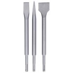 Surenhap kit de burins burin en acier au carbone 3 pices forets  marteau rotatif  pointe piscine pelle ...