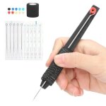 Surenhap kit de tatouage stylo de tatouage � la main aiguille de tatouage en acier piercing ensemble ...