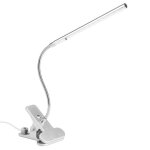 Surenhap lampe de bureau  pince led lampe de table de bureau led  capteur tactile rechargeable par ...