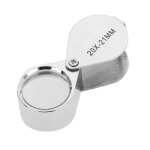 Surenhap loupe 20x loupe de poche pliante avec loupe portable 20x avec pour la lecture de bijoux montres ...