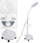 Surenhap loupe lumire froide led lumire froide hauteur rglable 8x loupe pied lampe tatouage beaut ...