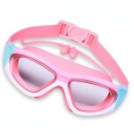 Lunettes de natation - surenhap - enfants - vue claire - orange ros - anti - bue