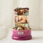 Surenhap maison de poup�e diy maison de poup�e miniature cr�ative � monter soi - m�me avec b - 031 rencontre ...