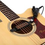 Surenhap micro de guitare transducteur de micro magntique  12 trous sonores avec kit daccordeur de ...
