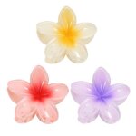 Pince à cheveux - surenhap - hawaïenne - fleur de plumeria - couleurs: rouge jaune violet - adulte femme ... Pince à cheveux - surenhap - hawaïenne - fleur de plumeria - couleurs: rouge jaune violet - adulte femme ...
