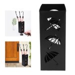 Surenhap porte - parapluie en acier porte - parapluie en m�tal antirouille polyvalent �tanche carr� luminaire ...