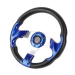 Surenhap racing volant 13in 320mm universal pu leather car sport racing drift volant bleu moto volant ...