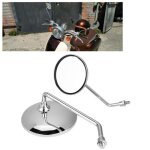Surenhap r�troviseur de moto 1 paire de r�troviseurs de moto c�t� droit et gauche de 8 mm r�troviseurs ...