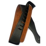 Sangle de guitare - surenhap - cuir noir - longueur rglable - protection efficace - mixte