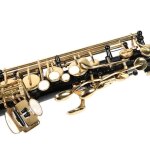 Surenhap saxophone mi bmol kit de saxophone alto e tube de pliage plat en laiton et lectrophorse  ...