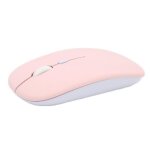 Souris sans fil - surenhap - mini portable - ergonomique - 3 vitesses dpi - givré rosé Souris sans fil - surenhap - mini portable - ergonomique - 3 vitesses dpi - givré rosé