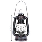 Lampe à pétrole - surenhap - vintage - 24cm - fer de haute qualité - luminosité élevée Lampe à pétrole - surenhap - vintage - 24cm - fer de haute qualité - luminosité élevée