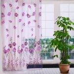 Surenhap voilage 100 * 200cm tulipes tulle rideaux sheer drapé balcon fenêtre décoration violet linge ... Surenhap voilage 100 * 200cm tulipes tulle rideaux sheer drapé balcon fenêtre décoration violet linge ...