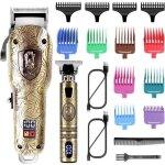 Tondeuse cheveux - surker - professionnelle - sans fil - 12 peignes - mixte