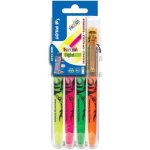 Surligneur - pilot - frixion light set2go - tui de 4 - encre effaable - largeur de trac 33 mm