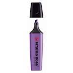 Surligneur - stabilo - boss - lavande - pointe biseaute - encre  base deau - rsistance intense