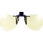 Surlunettes � clip pour conduite nocturne - aviateur