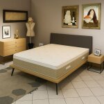 Surmatelas 140x190 cm - mousse polyuréthane - déhoussable et anti - acariens - surmatelas polysof Surmatelas 140x190 cm - mousse polyuréthane - déhoussable et anti - acariens - surmatelas polysof