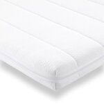 Surmatelas 140x190 - sur - matelas en mousse confort - housse en microfibre - surmatelas orthop�dique ...