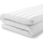 Surmatelas 140x200 cm - sur matelas en mousse froide - 5 cm d�paisseur - housse microfibre lavable - ...