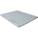 Surmatelas 140 x 190 cm mmoire de forme coutil bambou p. 5cm - luffy de naturea