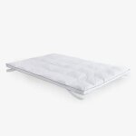 Surmatelas en duvet - pikolin home - 140x190 cm - blanc - confort extra - respirant - downproof - r�partition ...